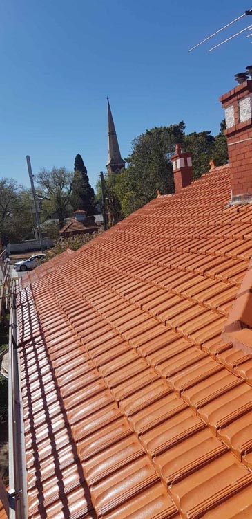 Glazed Terracotta Roof Restoration