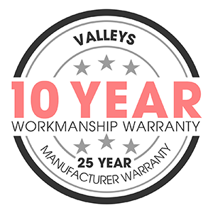 Roof Valley Warranty