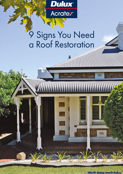 Dulux 9 signs you need roof restoration