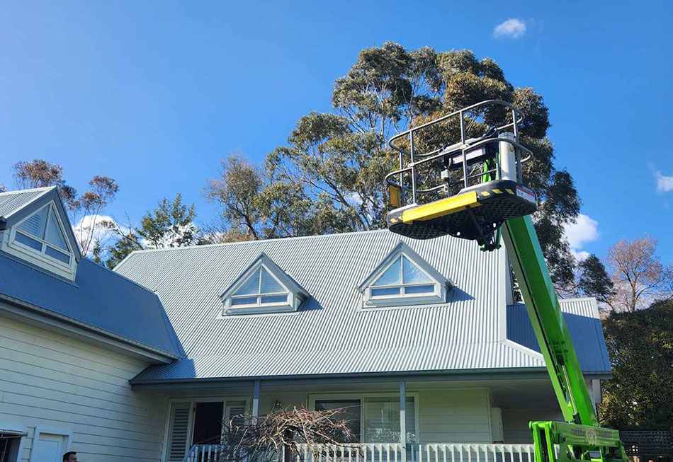 Steep Roof Restoration & Painting Working on a High Pitch Roof Feat Image 2