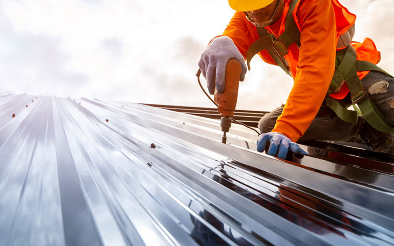 metal roof repair or restoration