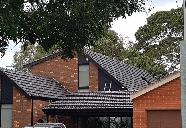 A High Pitch roof restoration in Melbourne by Vivify Roofing